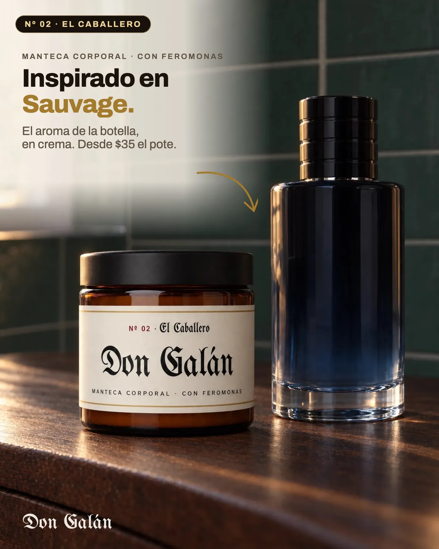 Don Galán El Caballero, inspirado en Sauvage