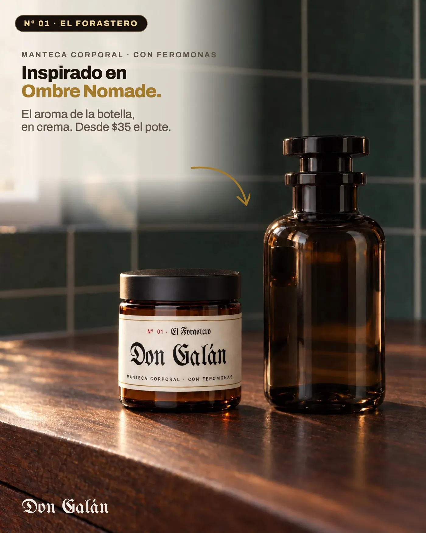 Don Galán El Forastero, inspirado en Ombre Nomade
