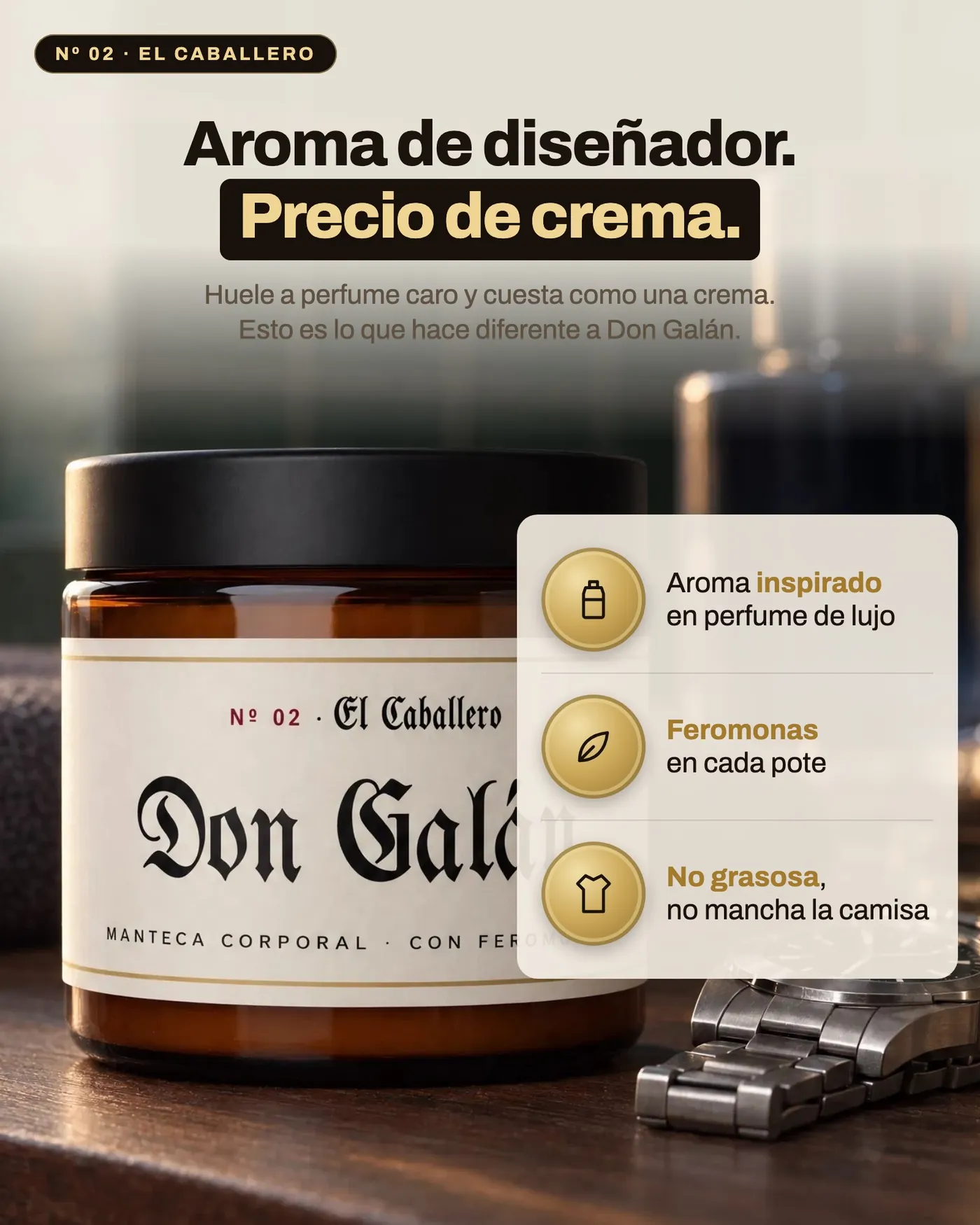 Aroma de diseñador, precio de crema